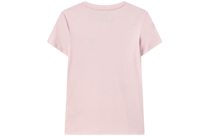 (WMNS) FILA Printing Round-neck Tee Pink F11W128106F-PK