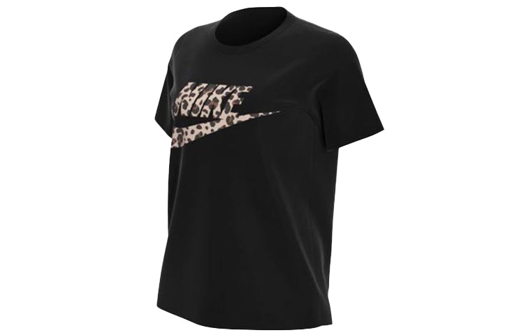 (WMNS) Nike Sportswear Nike Sportswear PRNT PACK SS Tee Black CW2499-010