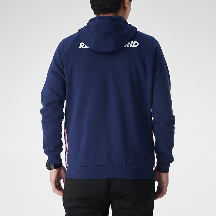 adidas Real Madrid Soccer/Football Sports Pullover Blue GL0048