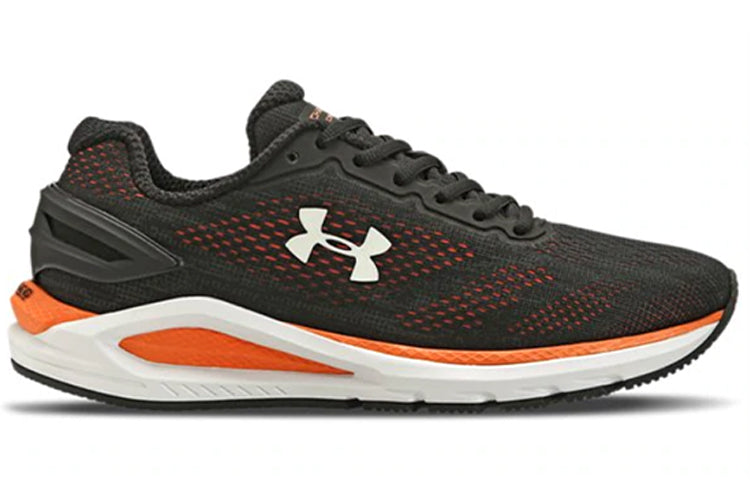 Under Armour Charged Carbon Sports Shoes Black/Orange 3023412-002