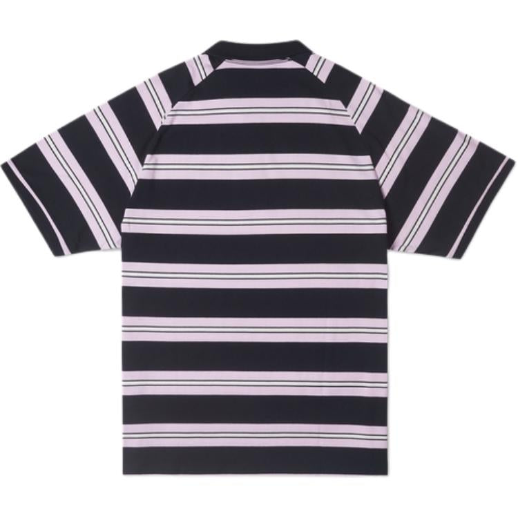 Converse Marquis Striped Short-Sleeve Polo Shirt Asia Sizing 'Black' 10026821-A01