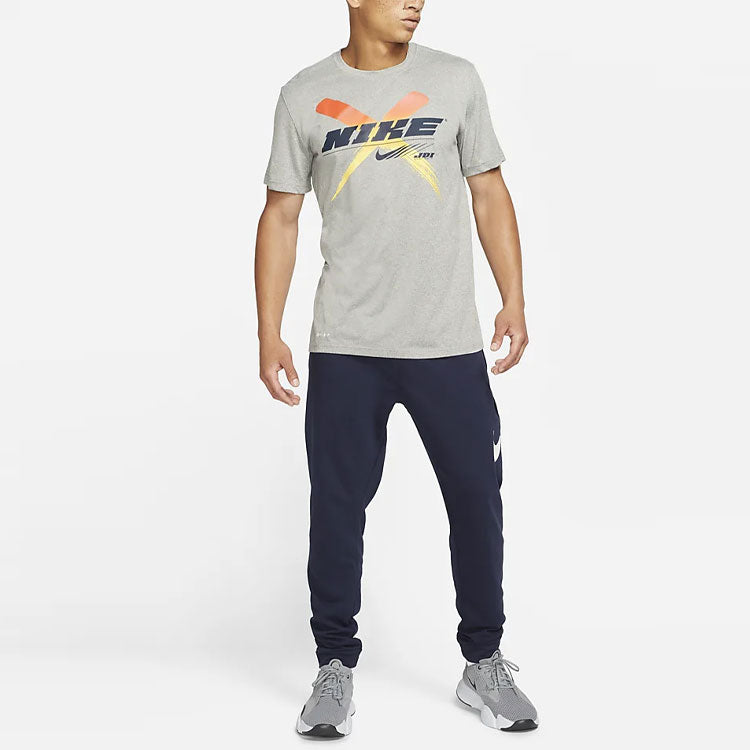 Nike Dri-Fit Tapered Training Pants 'Blue' CU6775-451