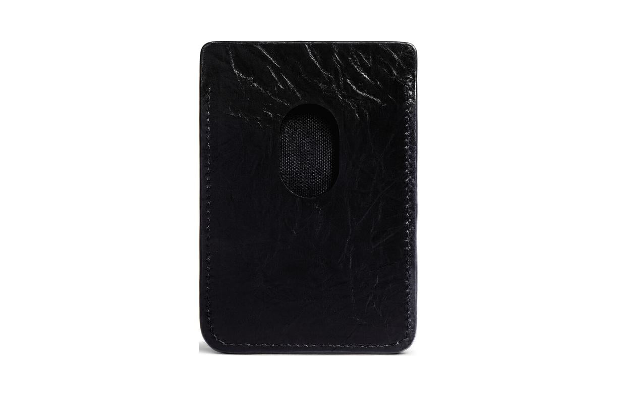 (WMNS) Balenciaga Crush Magnet Card Holder Quilted 'Black' 782132210J11000