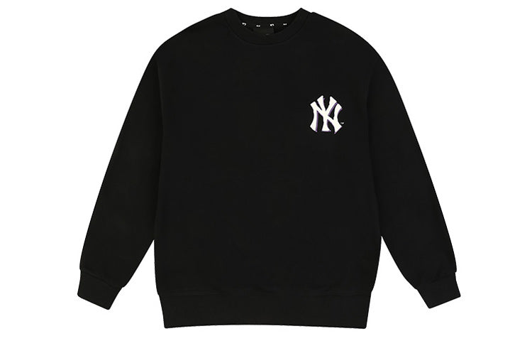MLB Play Series Long Sleeves Loose Graffiti Unisex Black 31MT07011-50L