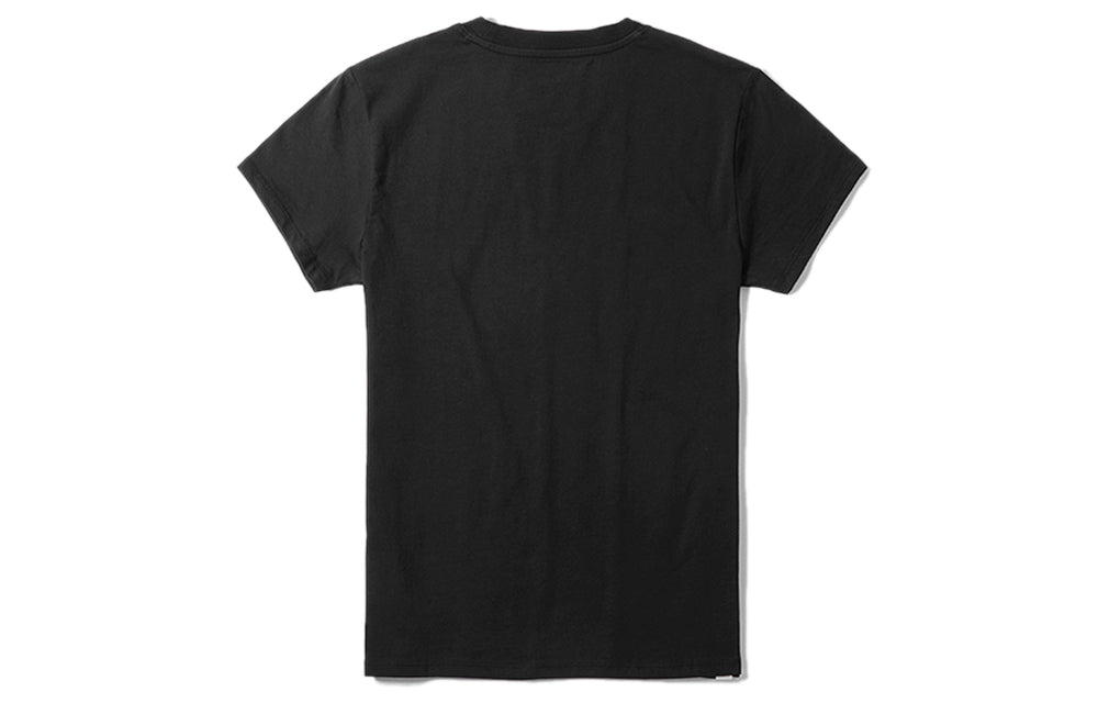 (WMNS) Vans Skateboard Multi-Color logo Printing Short Sleeve Black VN0A3ZOBBLK