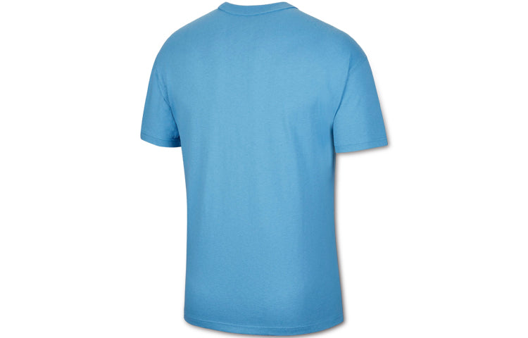 Nike Sportswear Essential Pocket Embroidered logo Short Sleeve Blue DB3250-496