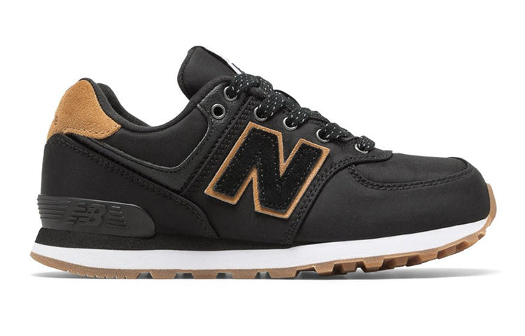 New Balance 574 BackPack Grade Kid's Shoes Black GC574BK