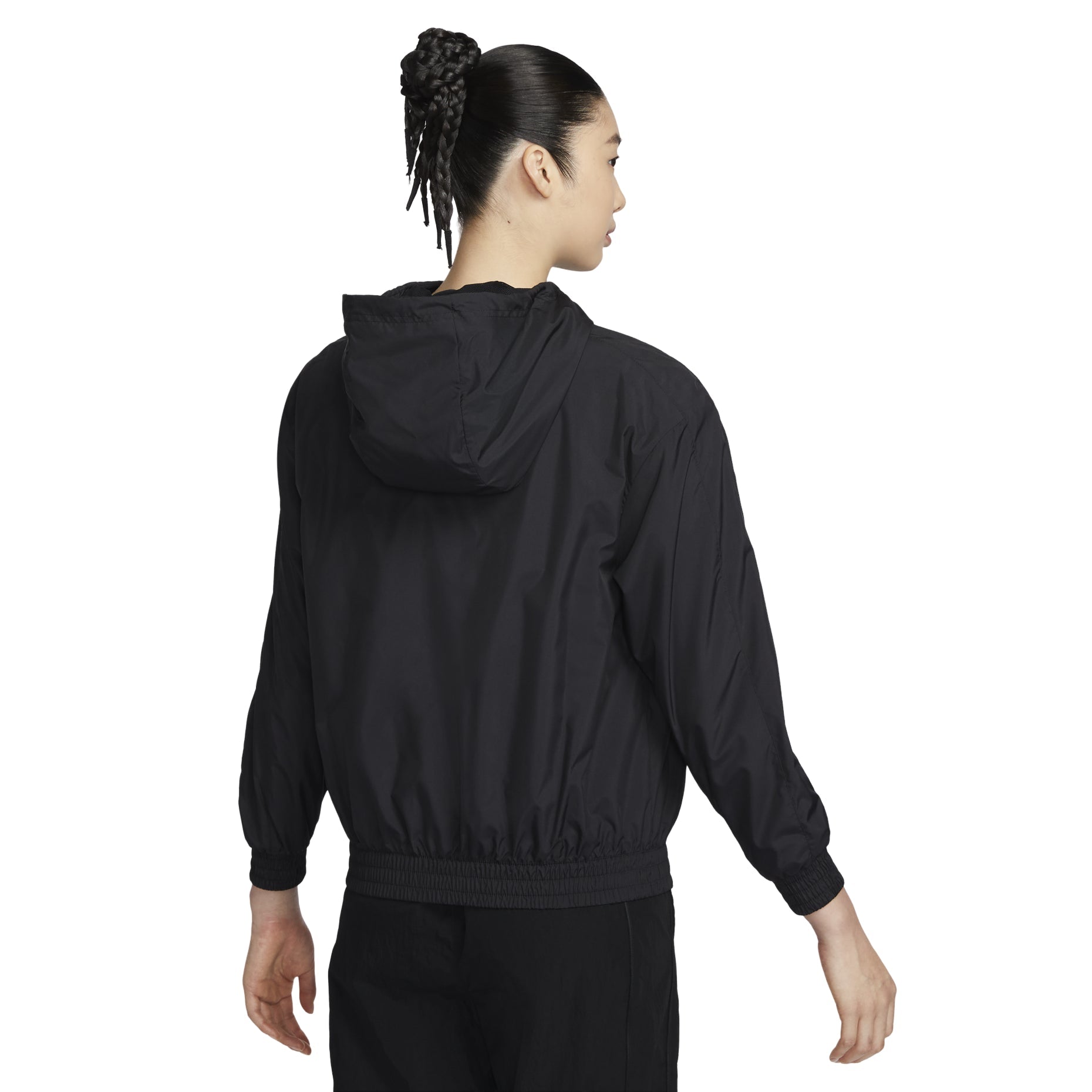 (WMNS) Nike Sportswear Classic Woven Jacket 'Black' FV6299-010