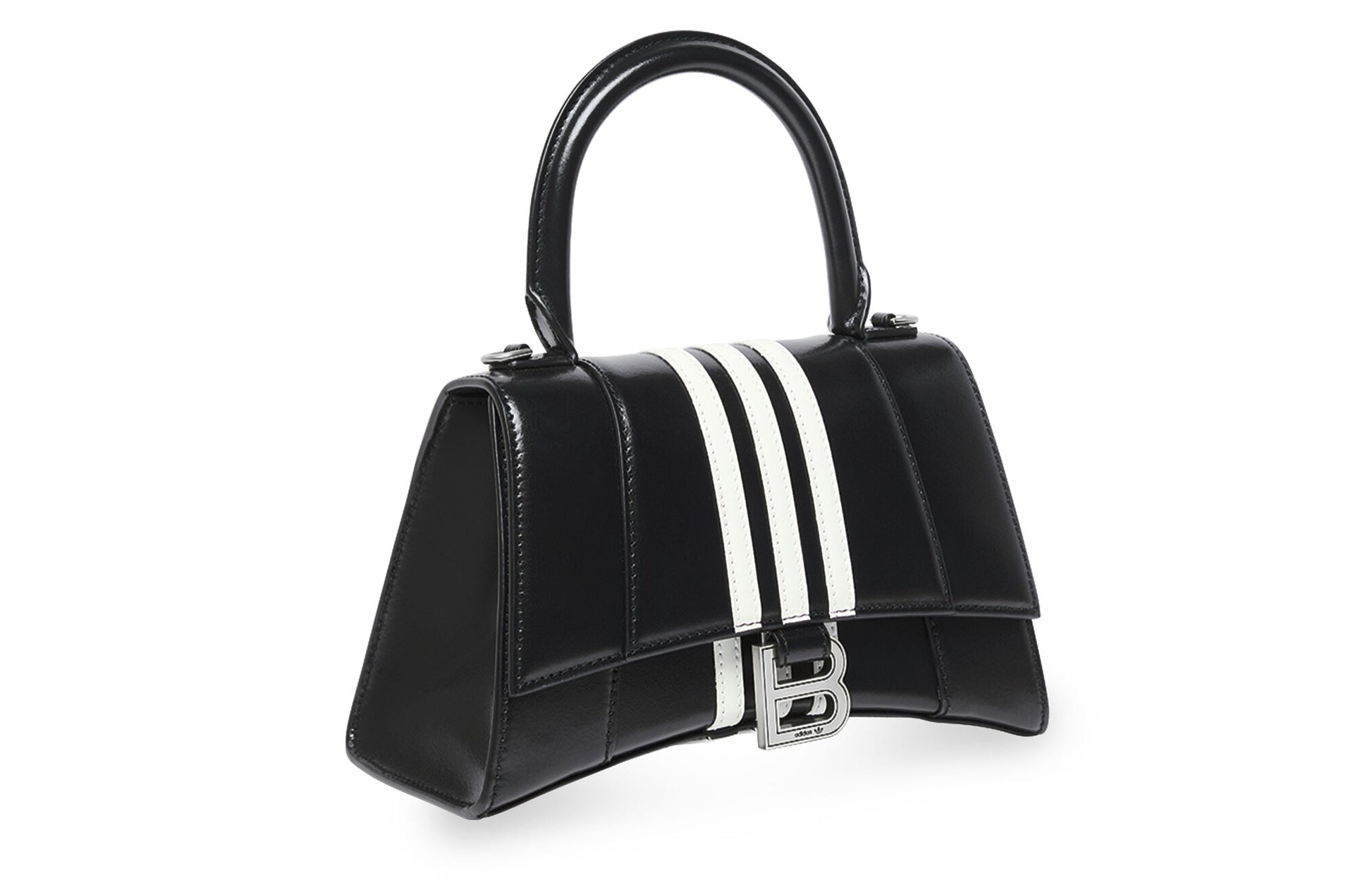 (WMNS) Balenciaga x adidas Hourglass Small Handbag 'Black' 593546210MA1091