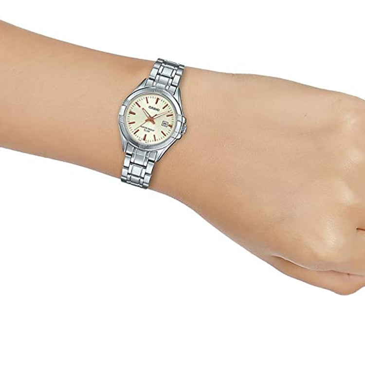 CASIO Quartz Waterproof Silver Analog LTP-1308D-9AV