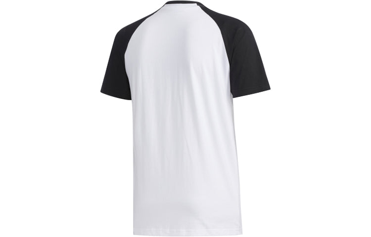 adidas neo Round Neck Sports Short Sleeve White FP7443