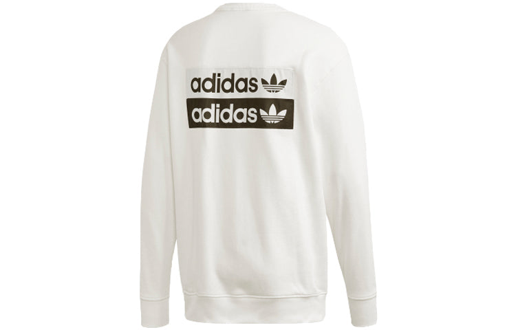 adidas originals Men's F A Crew Sports Fleece White FM2261