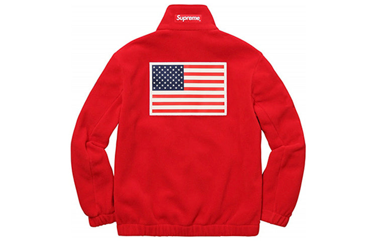 Supreme SS17 The North Face Trans Antarctica Expedition Fleece Jacket Red SUP-SS17-628