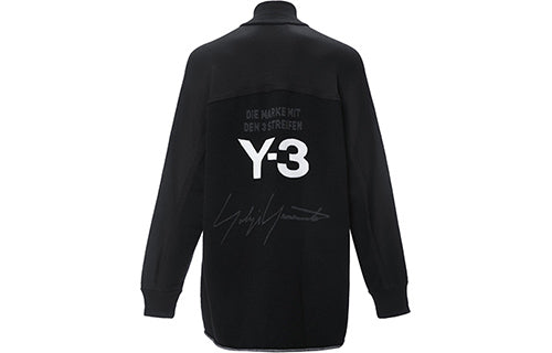 Men's Y-3 Back Logo Zipper Jacket Black Y31D4A00110