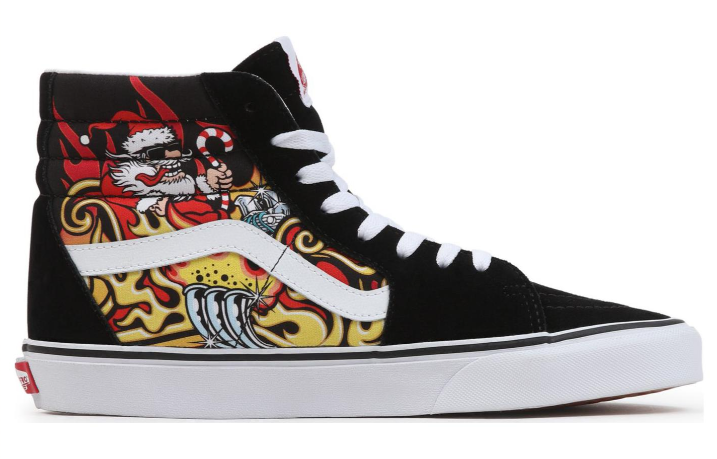 Vans SK8-HI Buty 'Black White Red' VN0A4BVTBLK