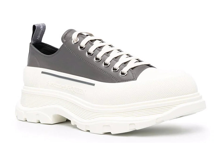 Alexander McQueen Tread Slick Sneakers 'Grey White' 627225WIAG63476