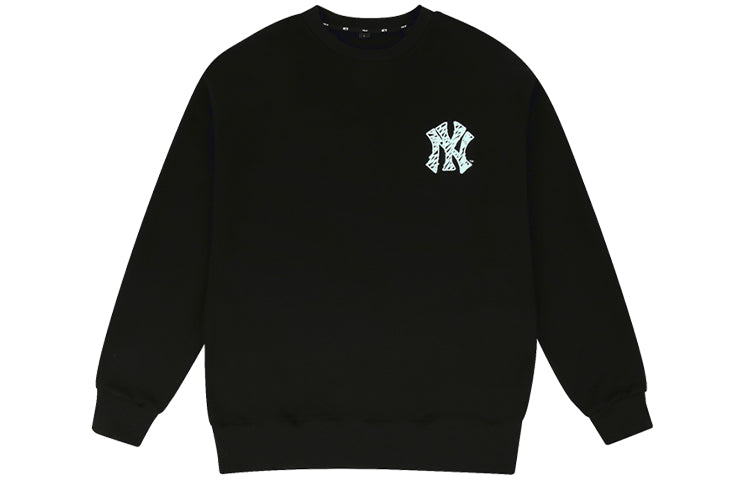 MLB LIKE New York Yankees Long-Sleeve Graffiti Printing Fleece Unisex Black 31MT08011-50L