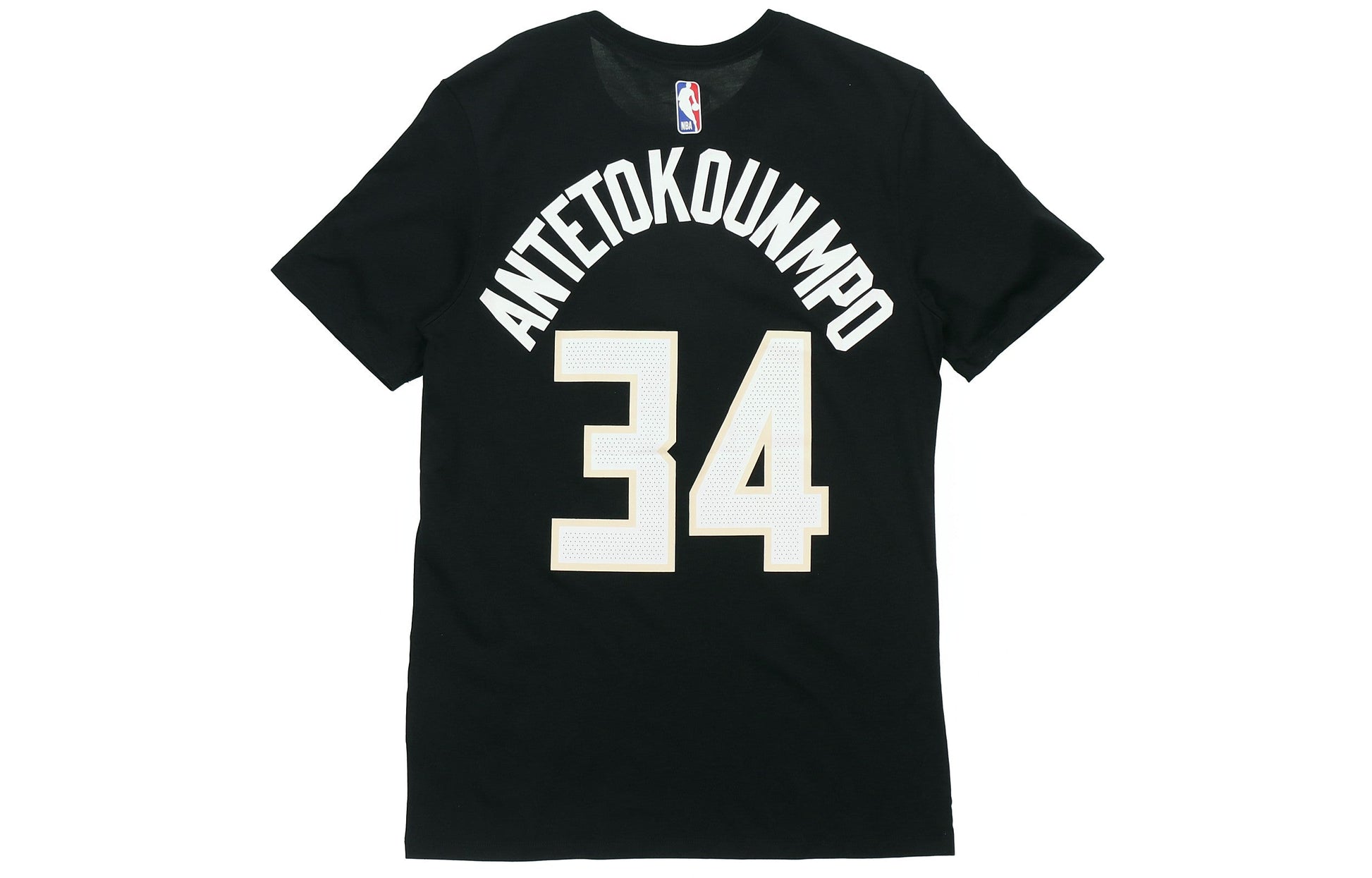 Nike Milwaukee Bucks Giannis Antetokounmpo T-Shirt 'Black' 870789-010