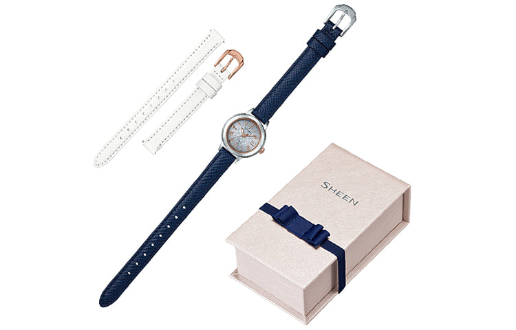 CASIO SHEEN China limited Business Watch Peach Gold Blue PEACH-GOLD-SHW-5000LTD-7A2 Silver Analog PEACH-GOLD-SHW-5000LTD-7A2Q