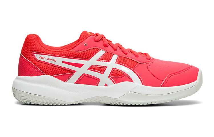 (GS) ASICS Gel-Game 7 Clay oc 'White Red' 1044A010-705