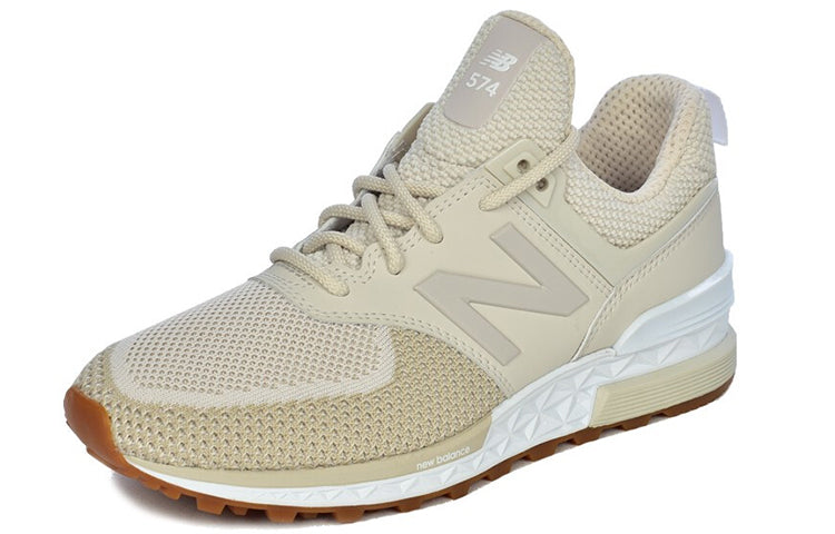 (WMNS) New Balance NB 574 Sport Sports Casual Shoes 'Cream y White' WS574WA