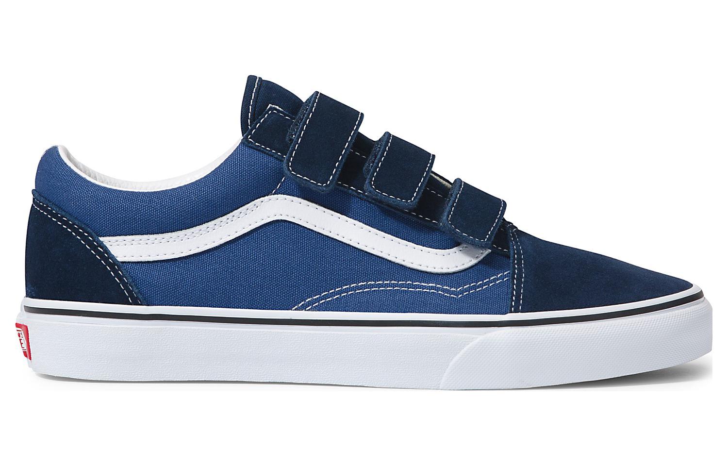 Vans Old Skool Suede Canvas Velcro 'Dress Blue' VN0A3D29OIW