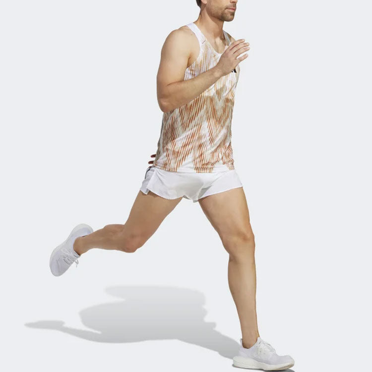adidas Adizero Grant Holloway Signature Singlet Asia Sizing 'White' HZ0171
