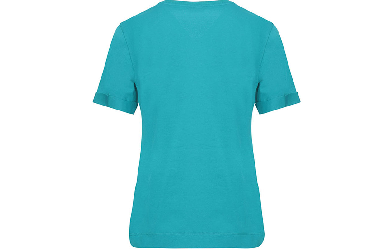 FENDI Bag Bugs Pattern Cotton Round Neck Short Sleeve Blue FAF072A47CF12QD