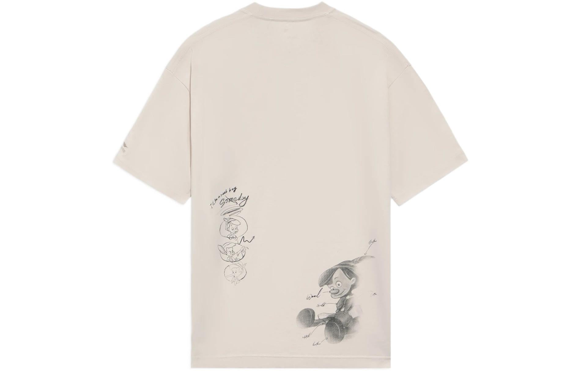 Li-Ning x Disney Pinocchio Graphic T-shirt 'Beige' AHSS451-1