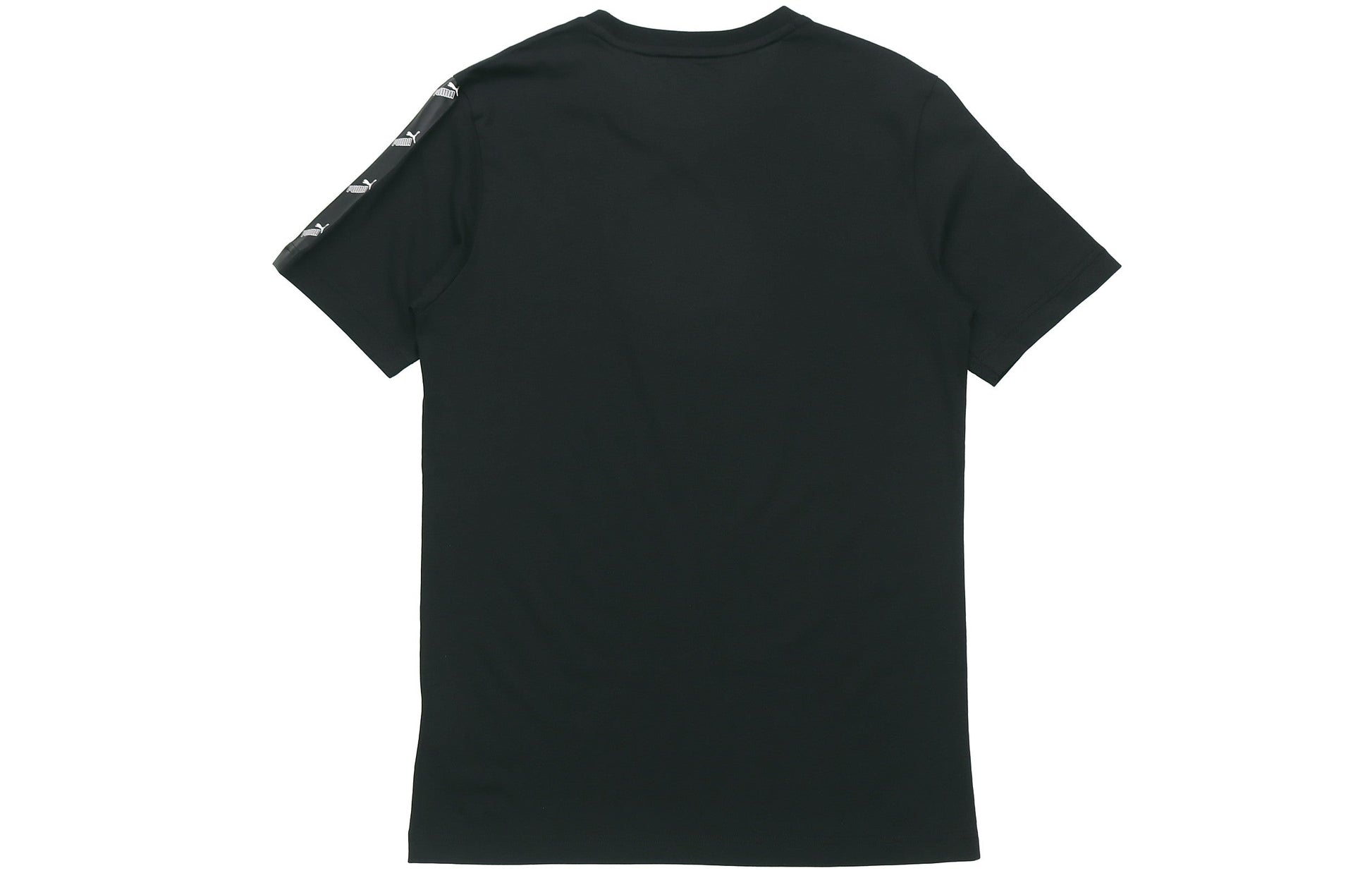 PUMA Amplified Printing Round Neck Short Sleeve Black 586349-01