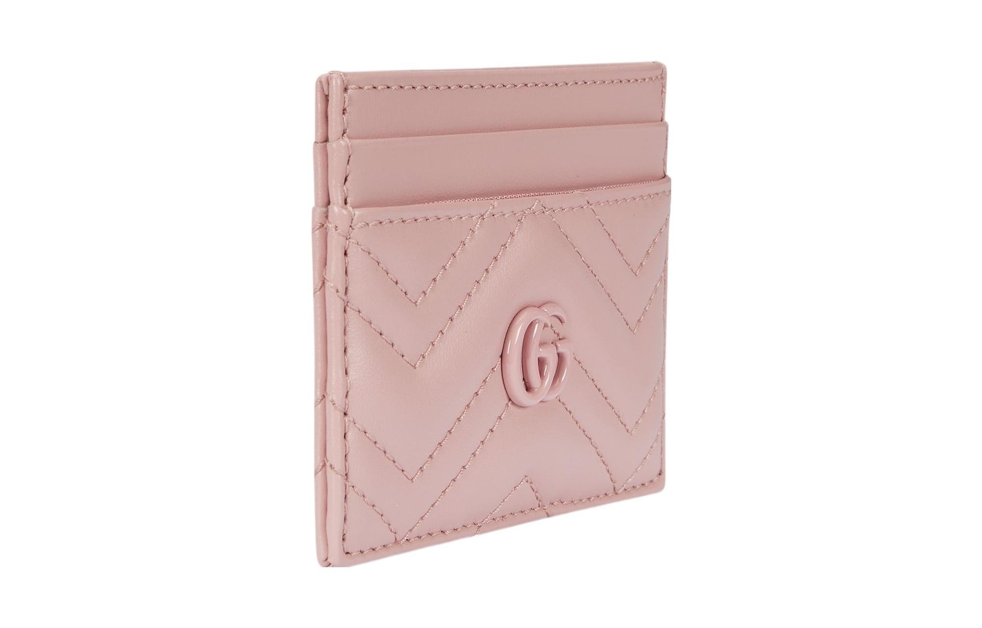 (WMNS) Gucci GG Marmont Matelasse Card Case 'Light Pink' 443127-AACX4-5909