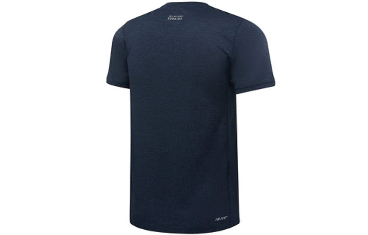 New Balance Minimalistic Alphabet Printing Short Sleeve Blue AMT01235-3