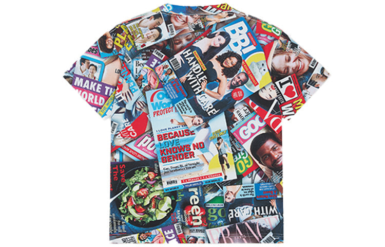 Balenciaga SS21 Printing Cotton Multicolor 612964TIV658470