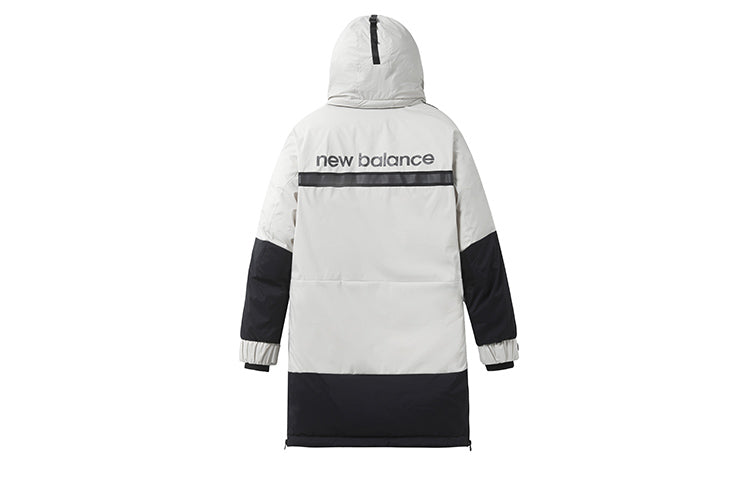 New Balance Winter Down Cotton Jacket Asia Sizing 'White Black' NPA44023-BEI