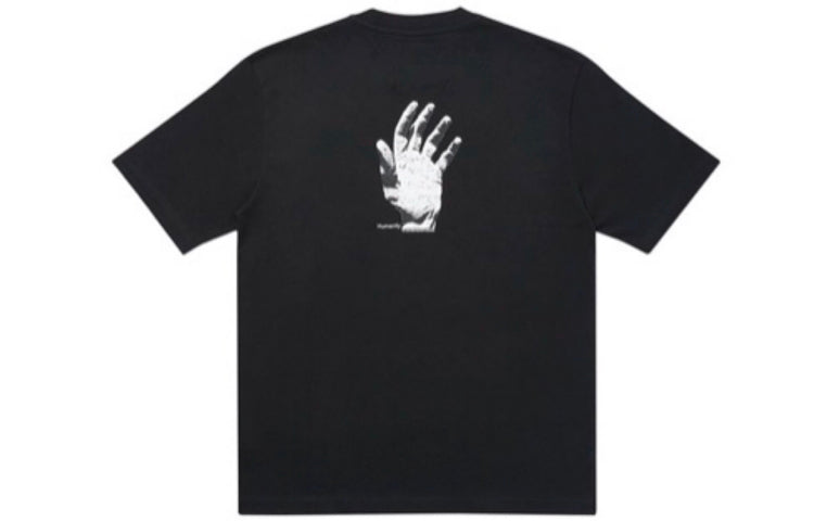 PALACE Unisex Humanity Printing Round-neck Black P18TS199