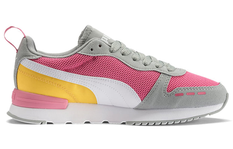 PUMA R78 Trainers Grey/Pink 373117-07