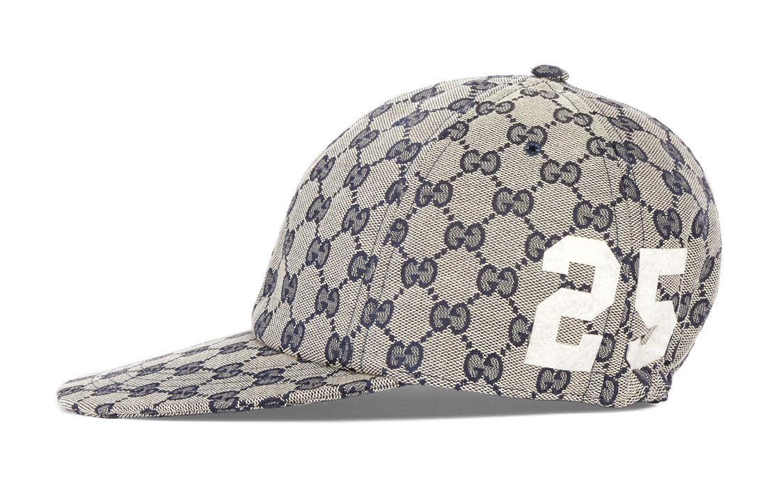 (WMNS) Gucci GG Cotton Canvas Baseball Cap 'Beige Blue' 751400-4HA0L-4077