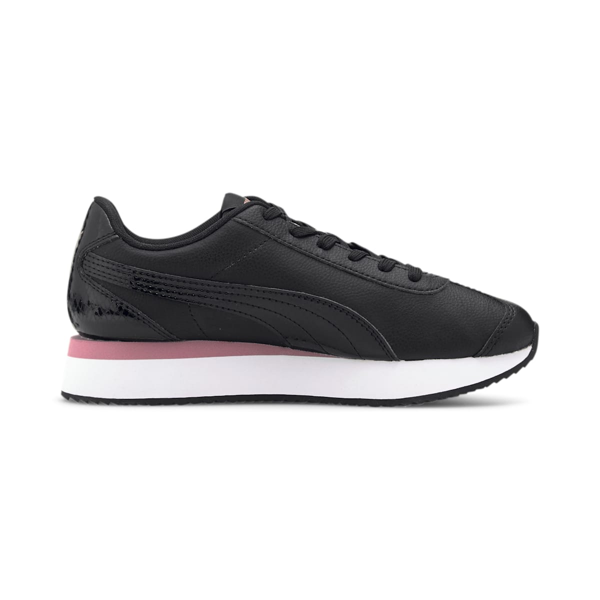 (WMNS) PUMA Turin-0 Stacked 'Snake - Black Violet' 374142-02