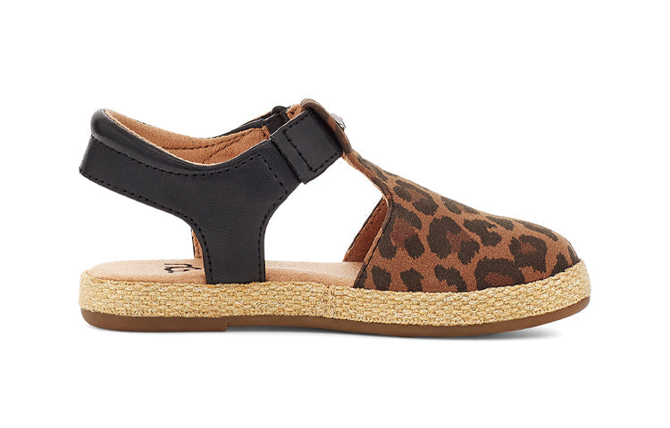 (TD) UGG Emmery Leopard Sandal 'Tan' 1121491T-TAN