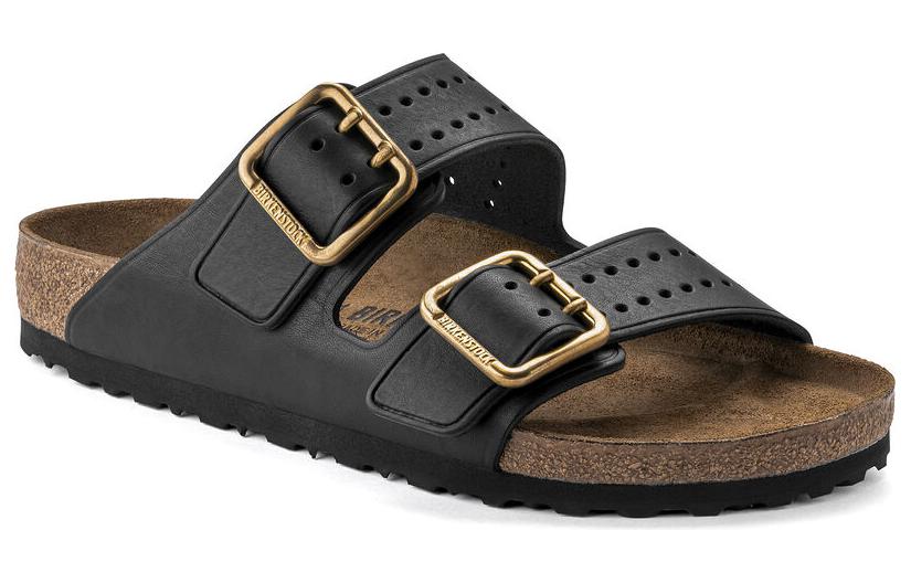 Birkenstock Arizona Bold Leather Sandals 'Black' 1022604