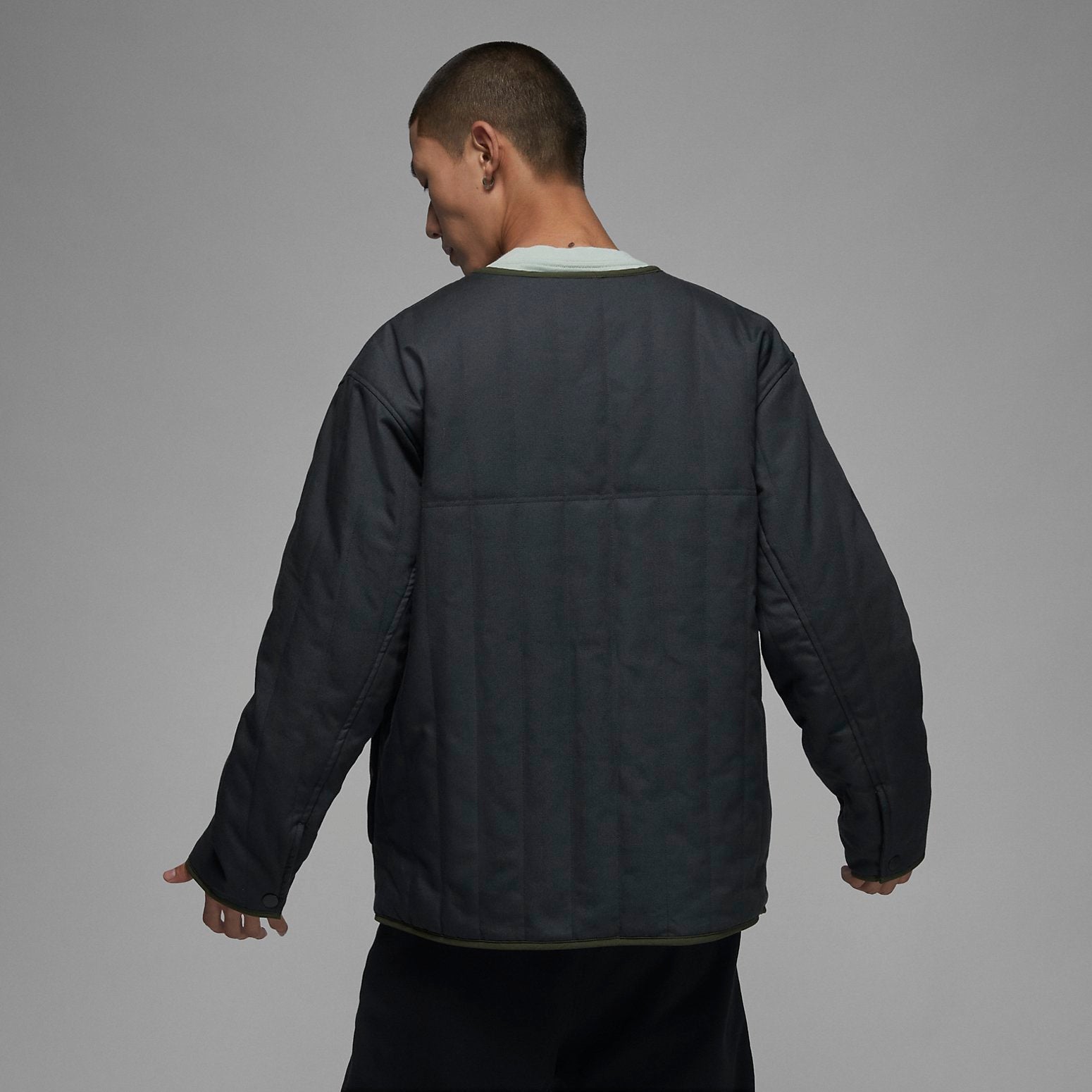 Air Jordan Flight Heritage Reversible Jacket 'Navy Green' DX4350-045