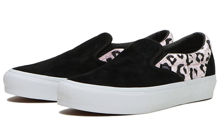Vans OG Slip-On LX Non-Slip Breathable Low Tops Casual Skateboarding Shoes Unisex Black VN0A3QXYBDP
