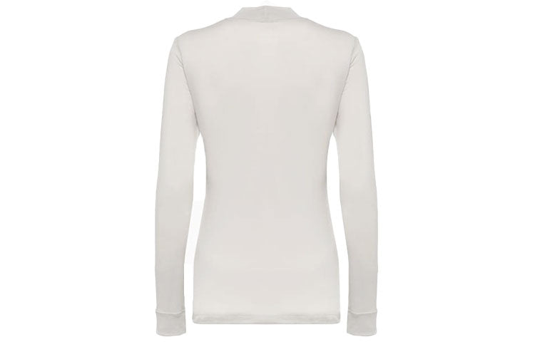 (WMNS) Nike Sportswear Logo Print Long Sleeve Beige/White CZ4985-072