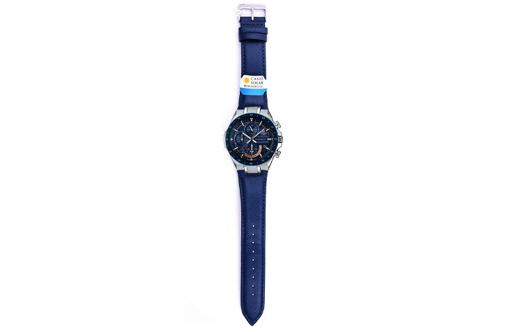 Men's CASIO EDIFICE Series Adjustable Multifunction Watch Business Mens Blue Analog EQS-920BL-2A