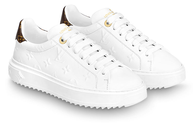 (WMNS) LOUIS VUITTON Time Out Sneakers 'White Monogram' 1A8VYE
