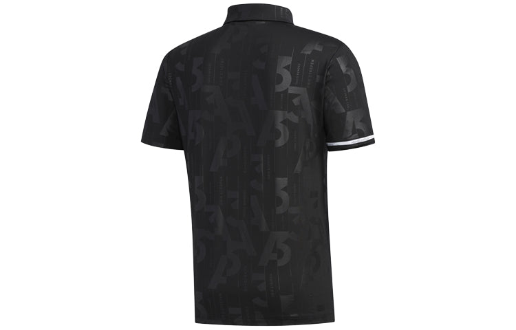 Men's adidas S/S Polo Golf Sports Short Sleeve polo Black FJ3828