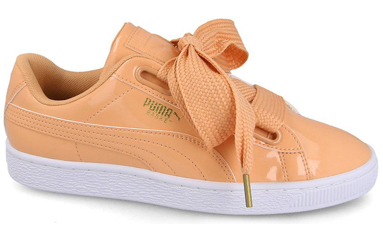 (WMNS) PUMA Basket Heart Patent Dusty Coral 363073-16