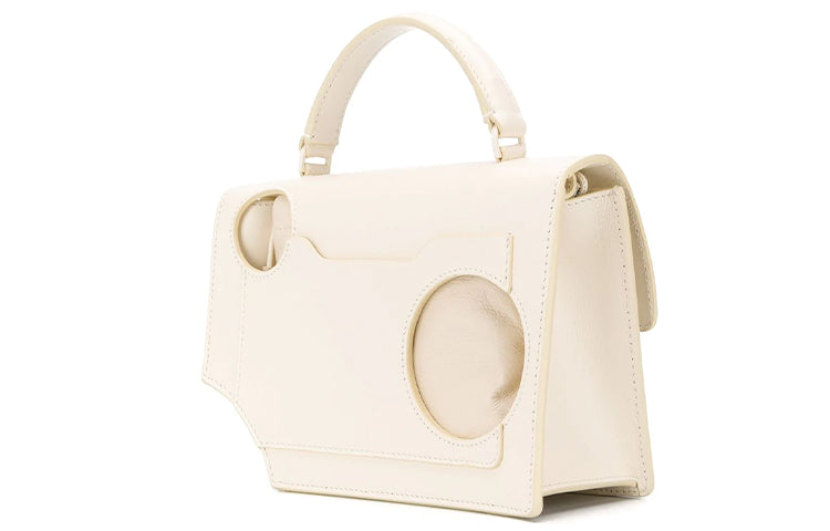 (WMNS) Off-White Jitney 1.4 Tote Leather Shoulder Bag Beige OWNA155F20LEA0016100