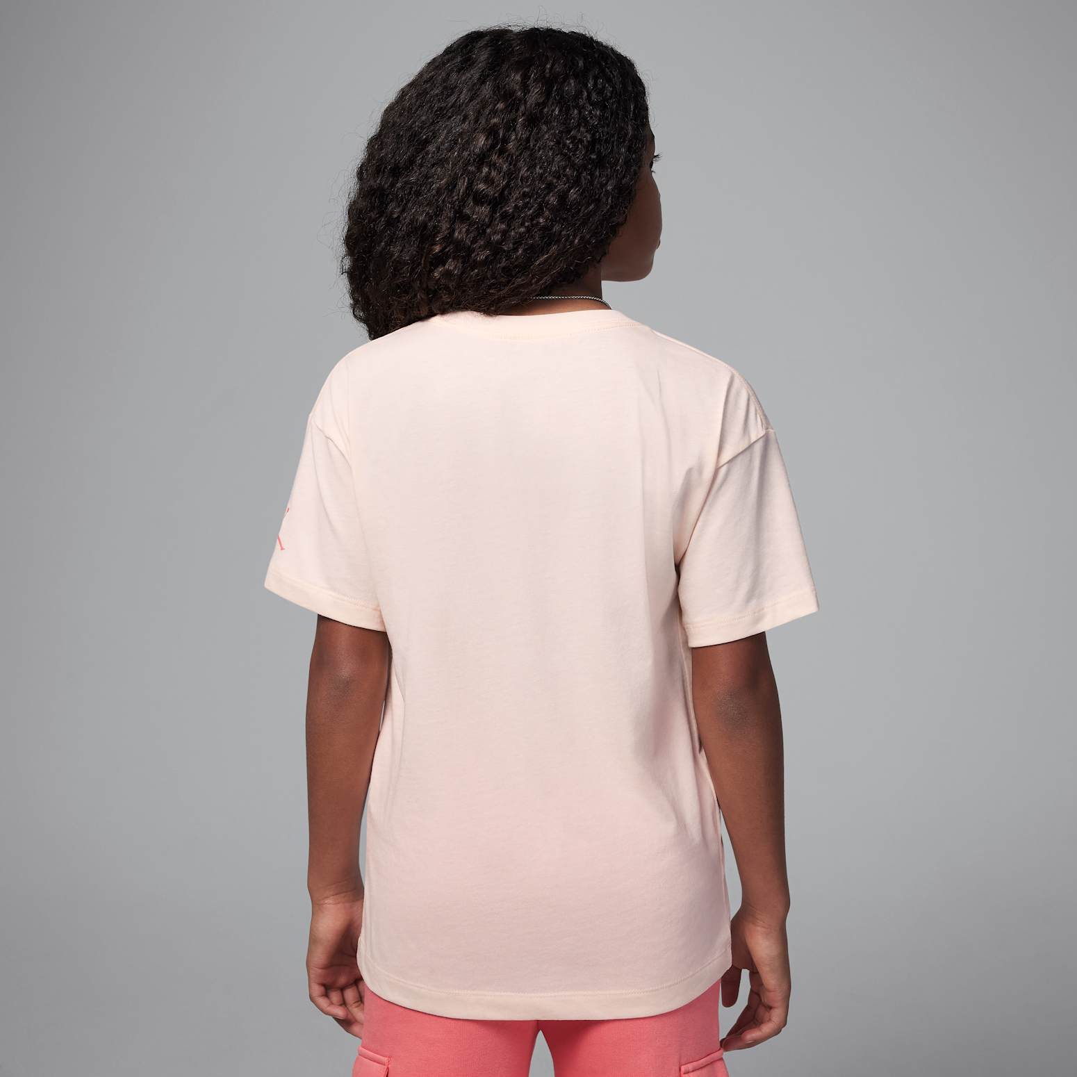 (GS) Air Jordan Graphic T-Shirt 'Guava Ice' 45D645-AAK