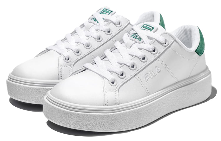 FILA Court Plumpy Low Top Shoes White/Green 1TM01397D_143